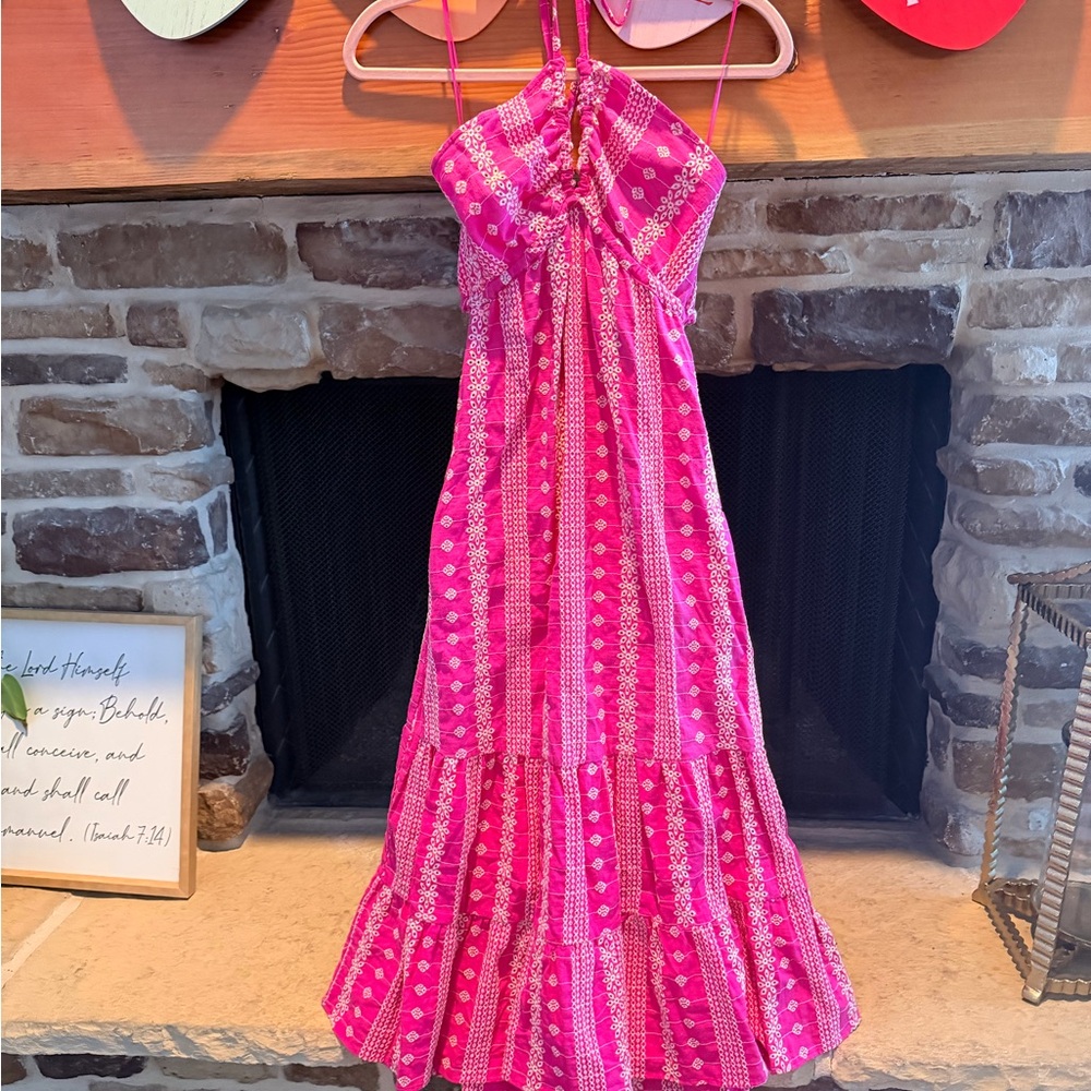 Zara Pink Backless Dress